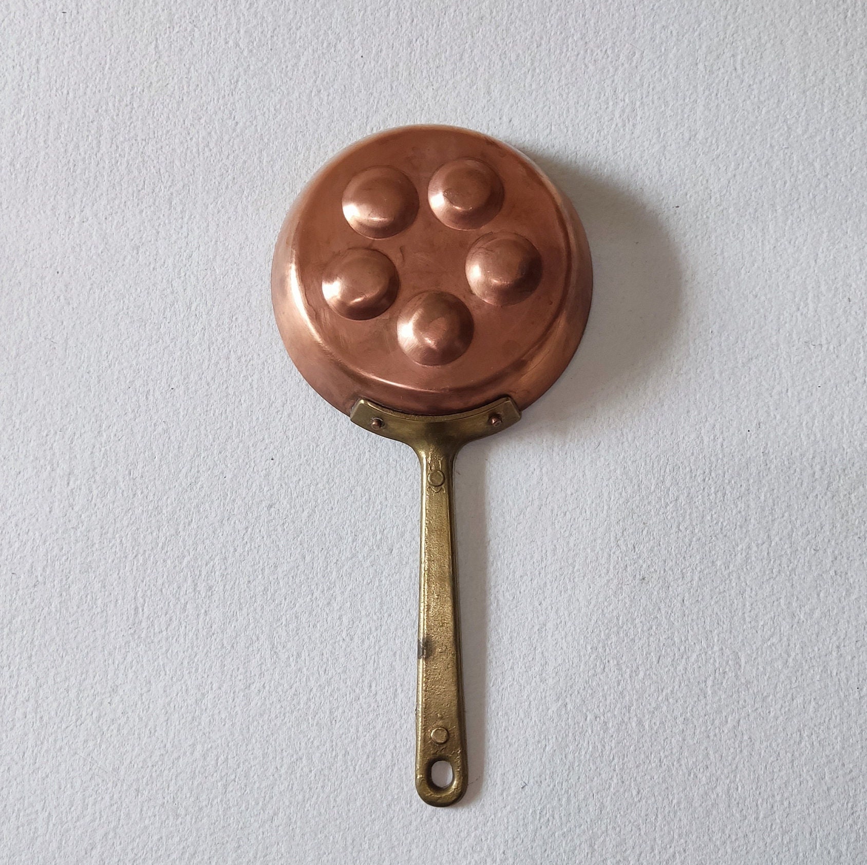 装飾的な銅鍋、フランスのヴィンテージ、キッチンの壁の装飾 - Etsy 日本