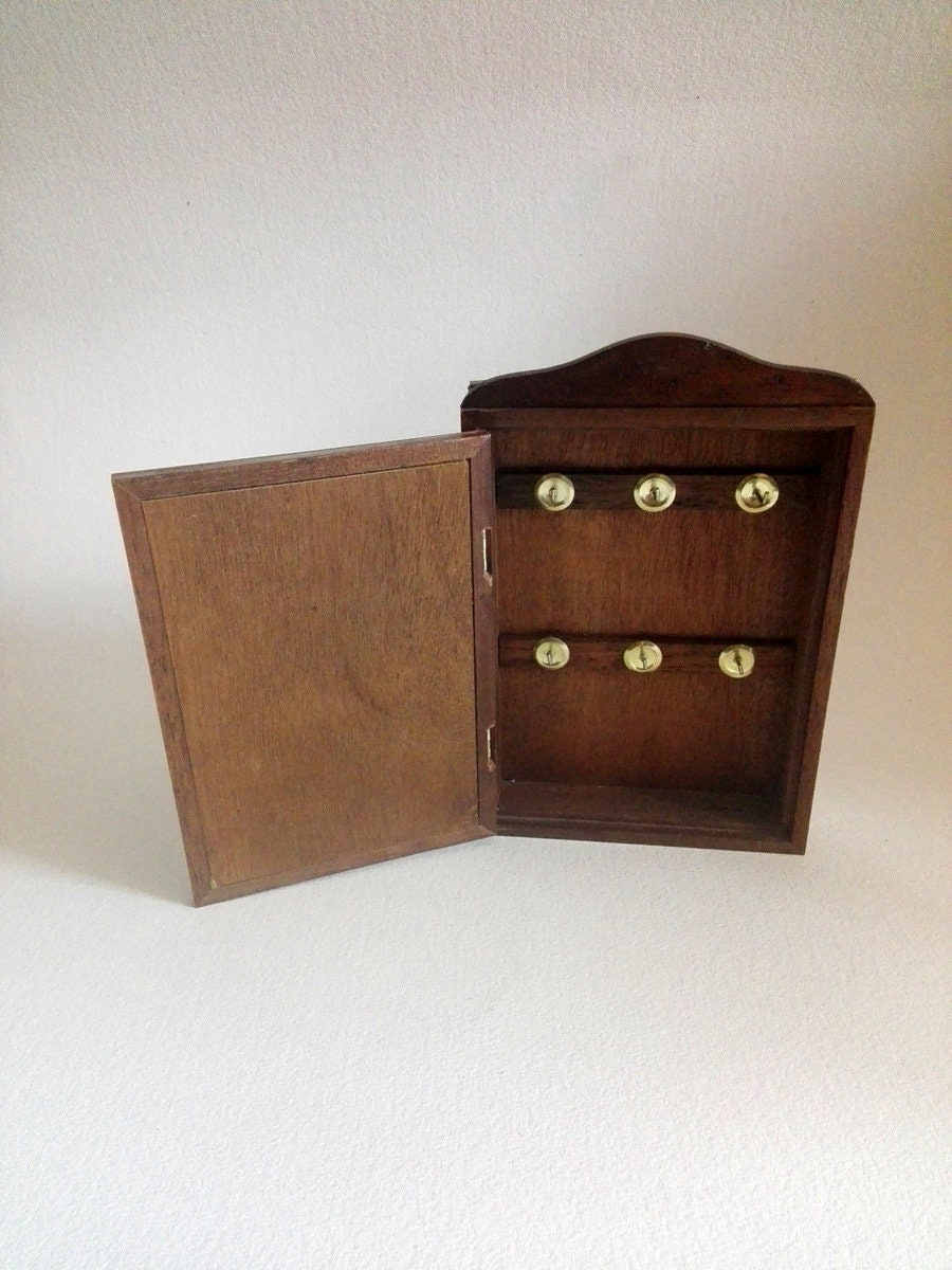 Wall Key Wooden Holder French Vintage Art Nouveau Key | Etsy