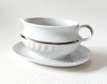 グレービーボート（アンダープレート付き） - ヴィッテンベルク - Etsy