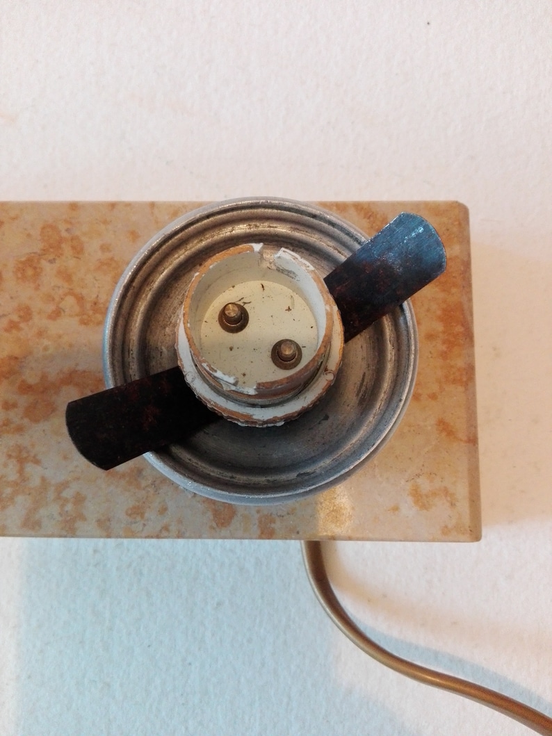 Art deco Night light Squirrel French vintage table lamp Etsy