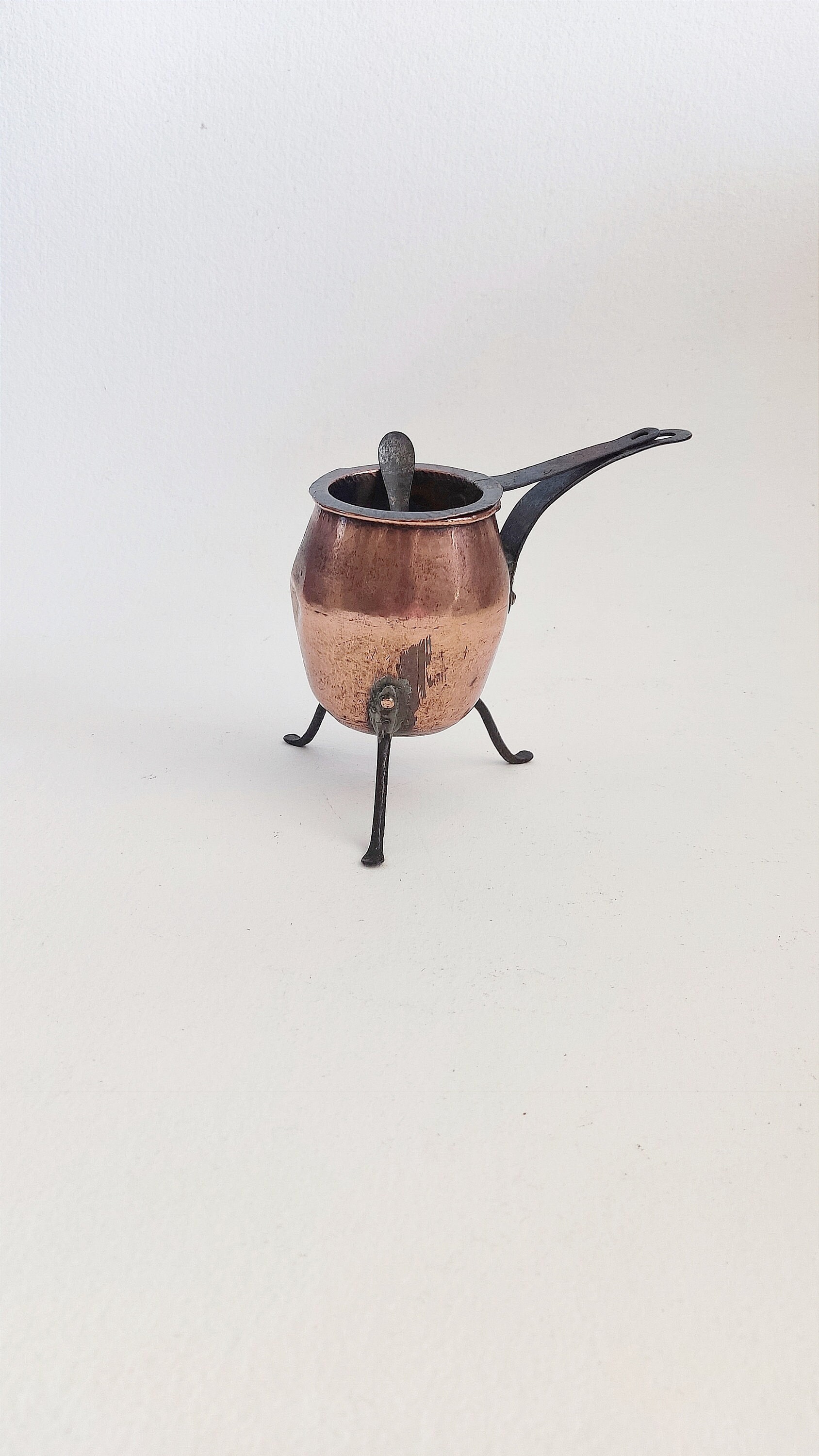 Pot À Colle En Cuivre