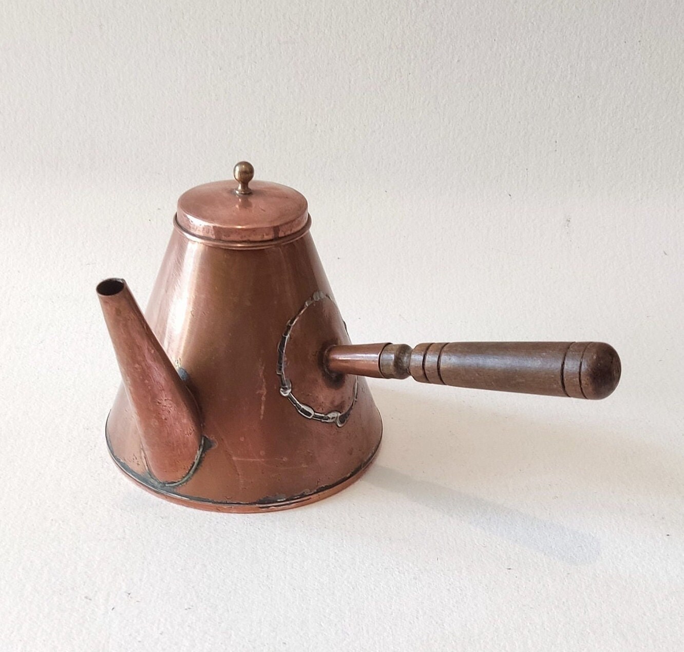 Pot En Cuivre Signé J. Goardère - Meilleur Ouvrier De France - Vintage - Fabrication Française