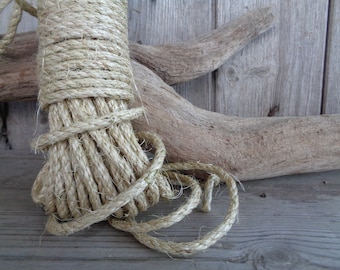 10 Yards of Natural Sisal Rope thickness ~5 mm for DIY Projects, Home Decors, Nautical Decors; Eco-friendly Rough Rope