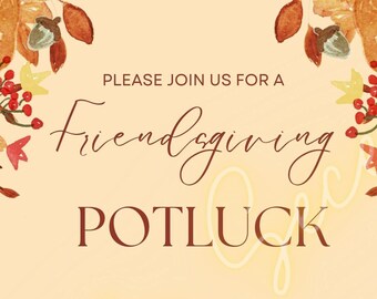 Friendsgiving Invitation