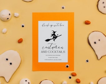 Costumes and Cocktails Party Invite