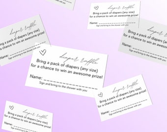 Hello Baby - Diaper Raffle Tickets