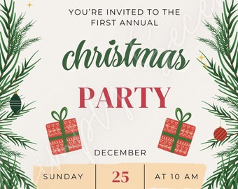Christmas Party Invitation