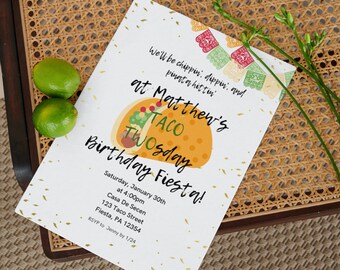 Taco TWOsday Invitation - Digital Download Only