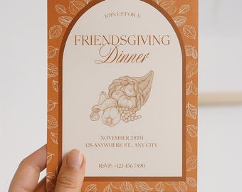 Friendsgiving Digital Invitation