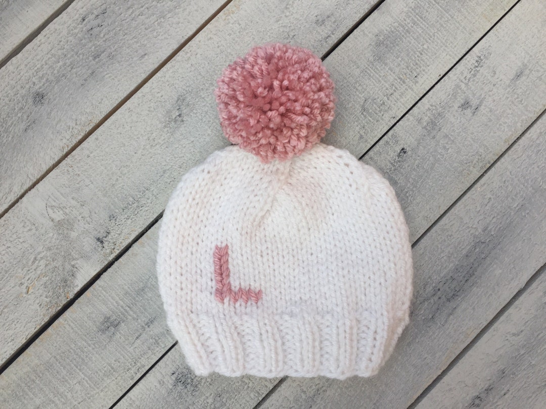 First Baby Unisex Hat In White main image 1