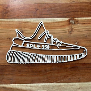 Wooden 350 Yeezy XL Sneaker Wall Decor Piece