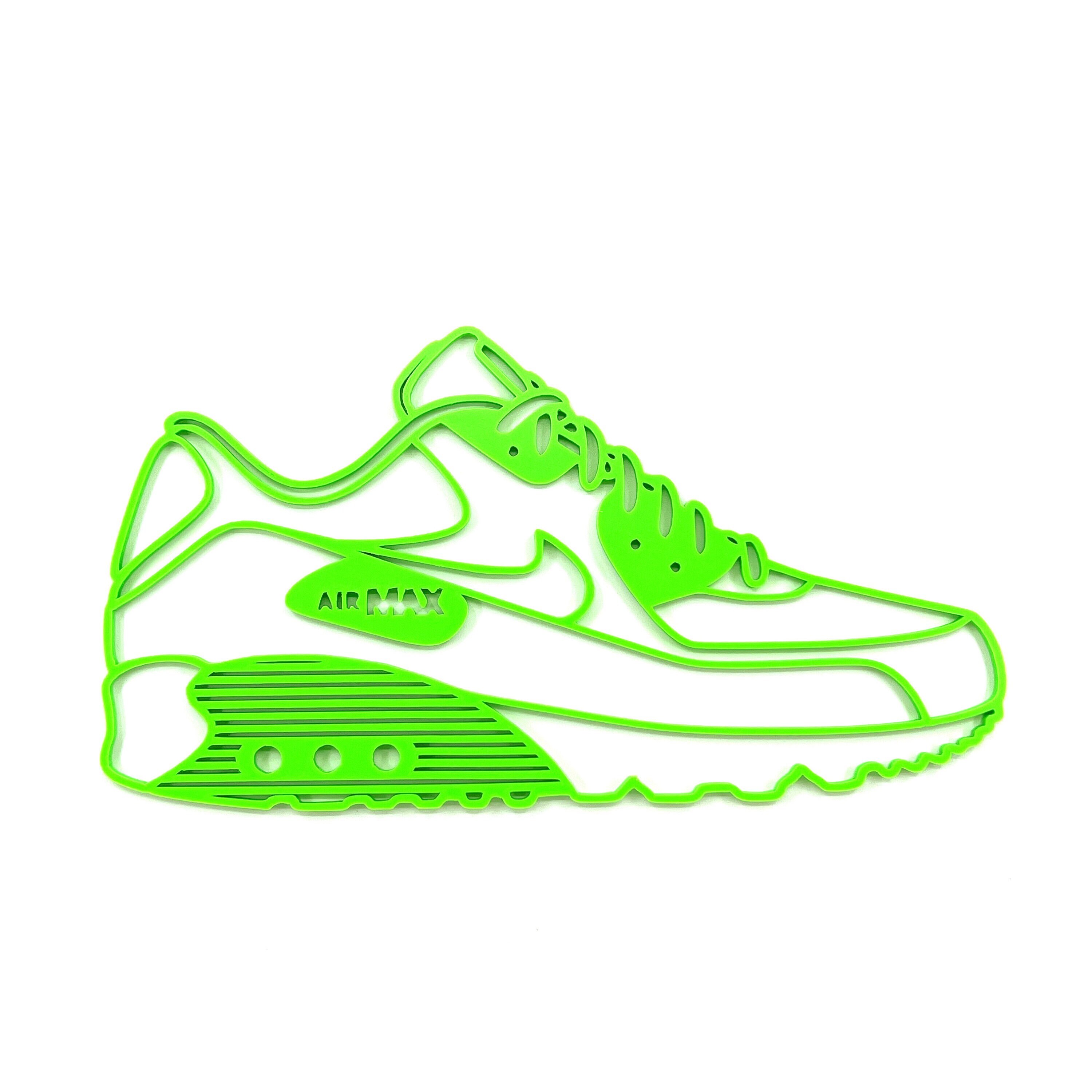 air max 90 neon green