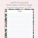HAPPY PLANNER PRINTABLE Notes Planner Pages / Inserts - 7 X 9.25 | Navy ...