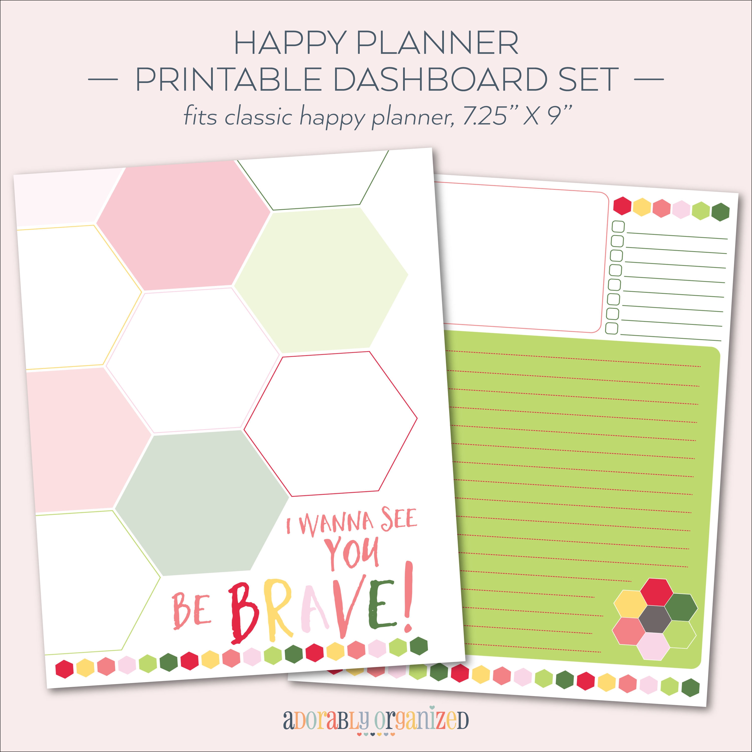 Happy Planner PRINTABLE Filler Pages Planner Refills / Etsy