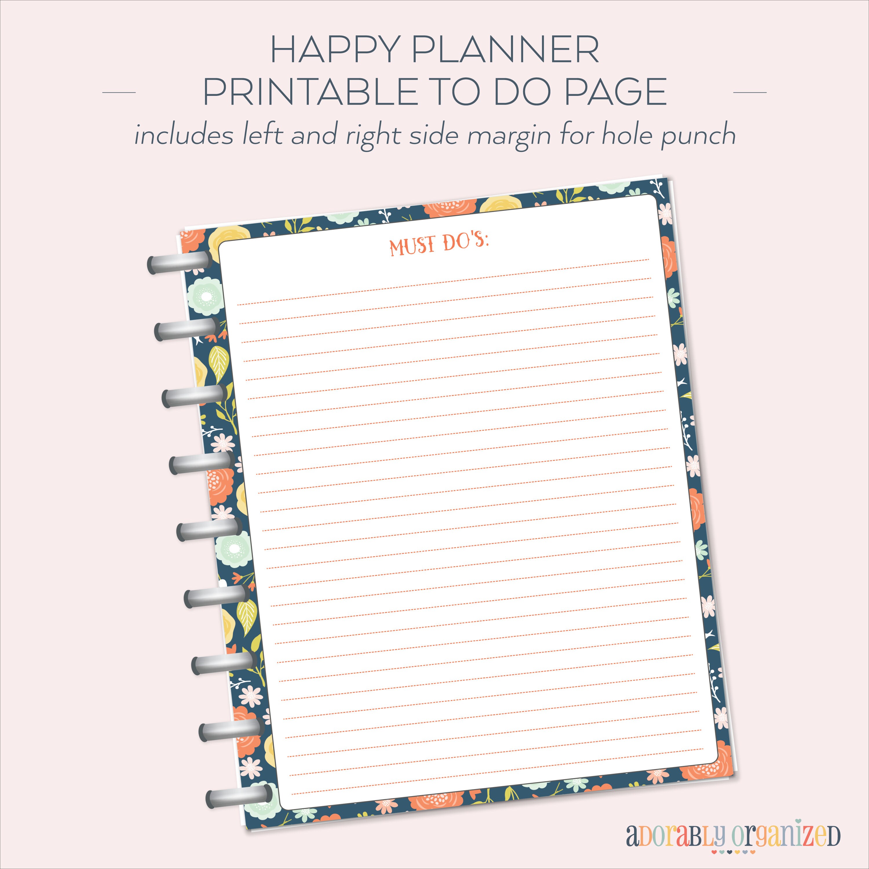HAPPY PLANNER PRINTABLE to Do Planner - Il Fullxfull.1632913133 J5sz 