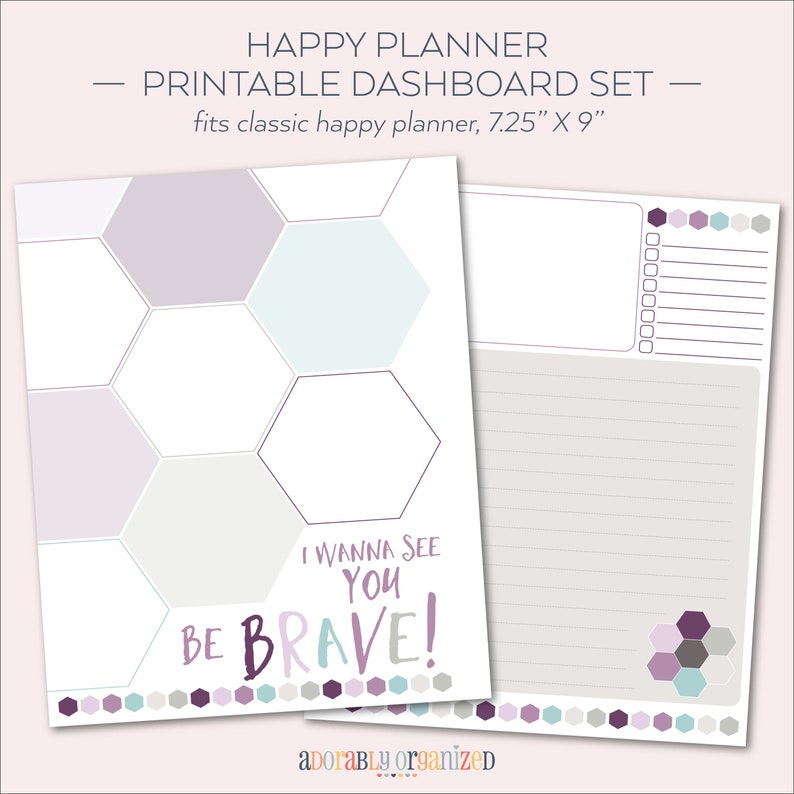 Happy Planner PRINTABLE Filler Pages Planner Refills / - Etsy