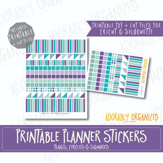 Printable Planner Stickers for Your Cricut from  - Hey, Let's Make Stuff