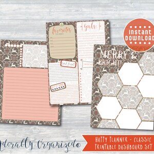 HAPPY PLANNER PRINTABLE Planner Bundle / Inserts - 7 X 9.25 | Rustic ...