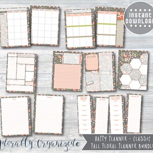 HAPPY PLANNER PRINTABLE Planner Bundle / Inserts - 7 X 9.25 | Fall ...