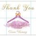 100 TORIA'S SIMPLICITE HANGER Customized Thank You cards with 100 White Envelopes - Prepayment-