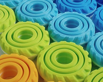 Mini Fidget Spinners: Pocket-Sized Calming Toy | 1.5" Diameter | Joy Through Color