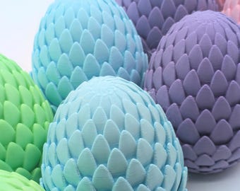 Small Dragon Eggs | Easter Basket Stuffers | Candy Included | 3.5" Tall