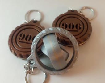 Customizable Gyro Spinner Keychain: Personalized Fidget Gift