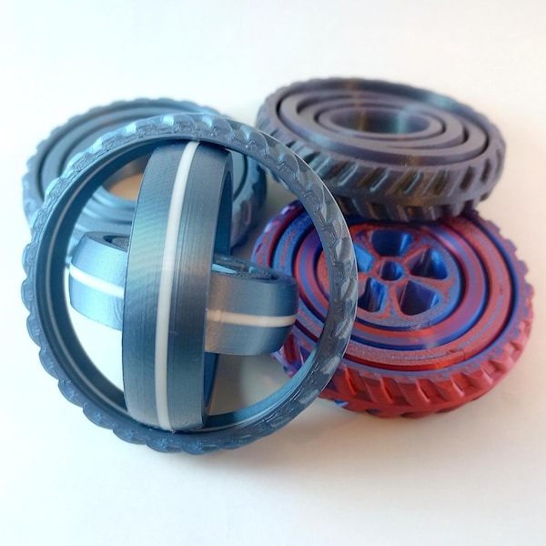 Chunky Fidget Spinner | Quiet Sensory Toys | 2.75" Diameter