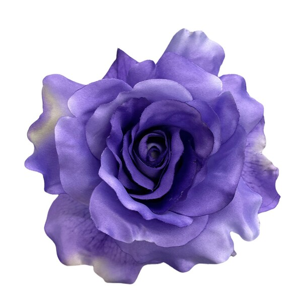 Purple Hair Flower Etsy
