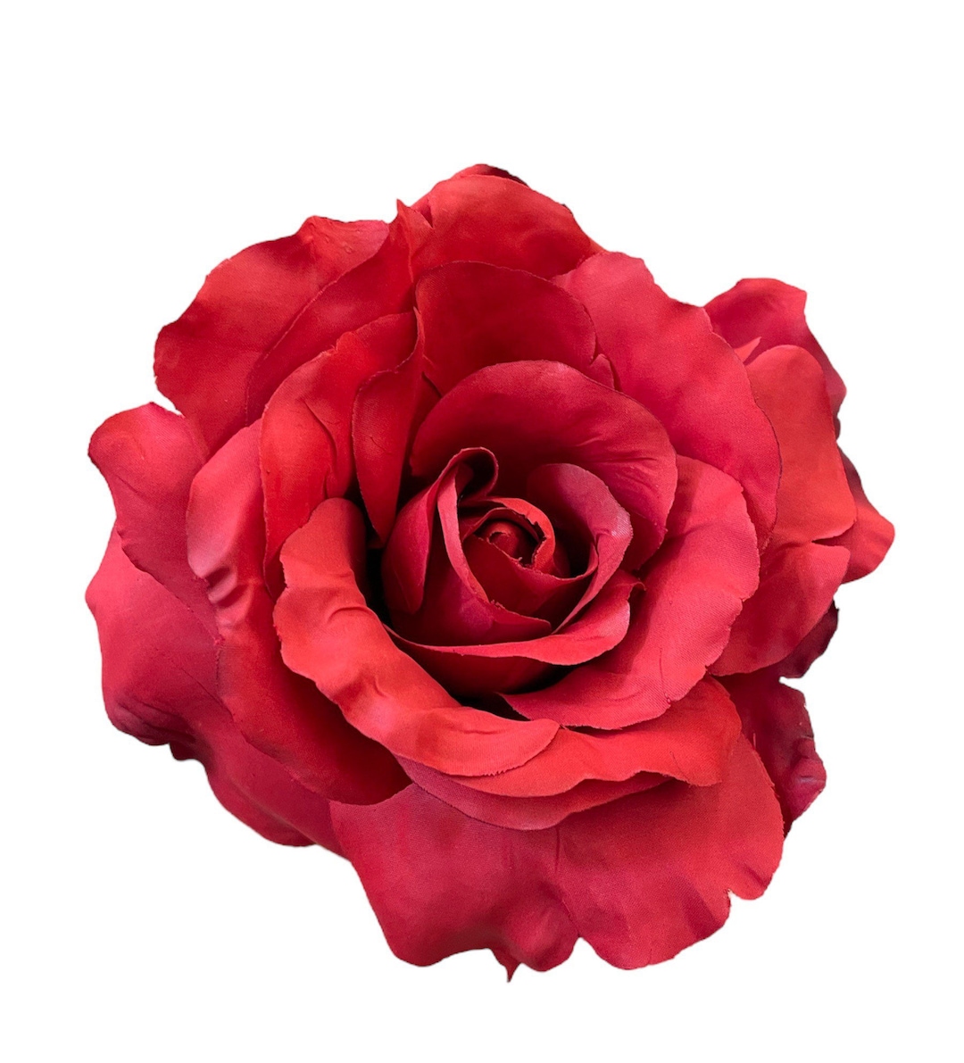 Large Red Rose Hair Flower Clip and or Optional Brooch Pin - Etsy