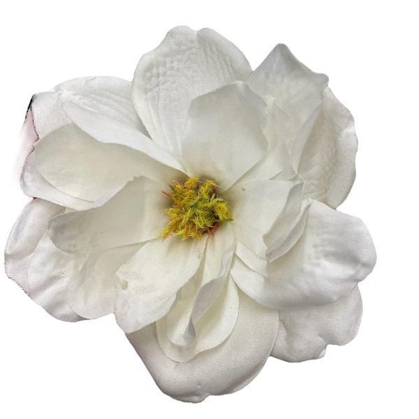 Magnolia Hair flower Beautiful White Bridal Hair Accessory