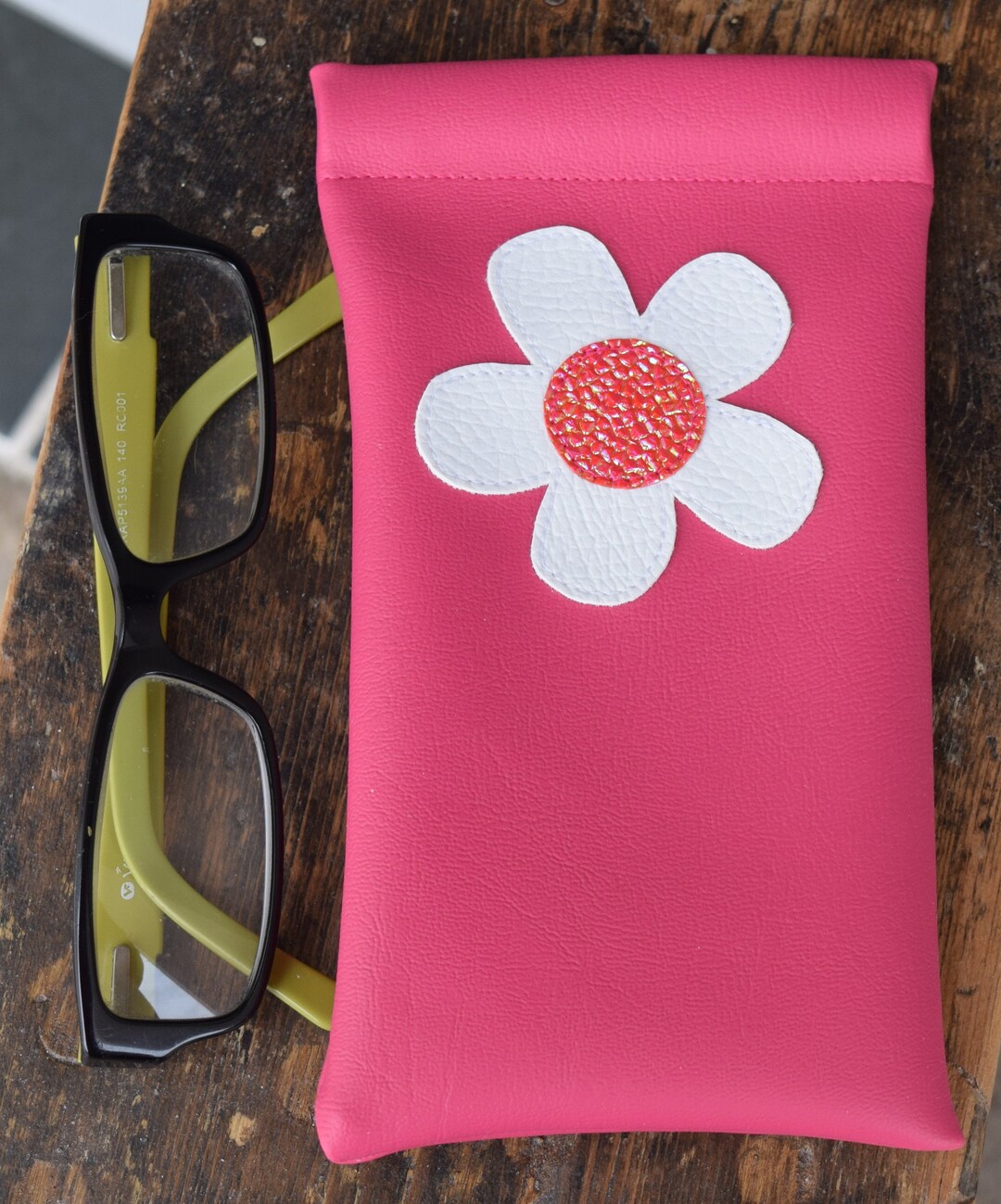 Flower Glasses Case/snap Top Glasses Case/ Squeeze Top Glasses Etsy UK