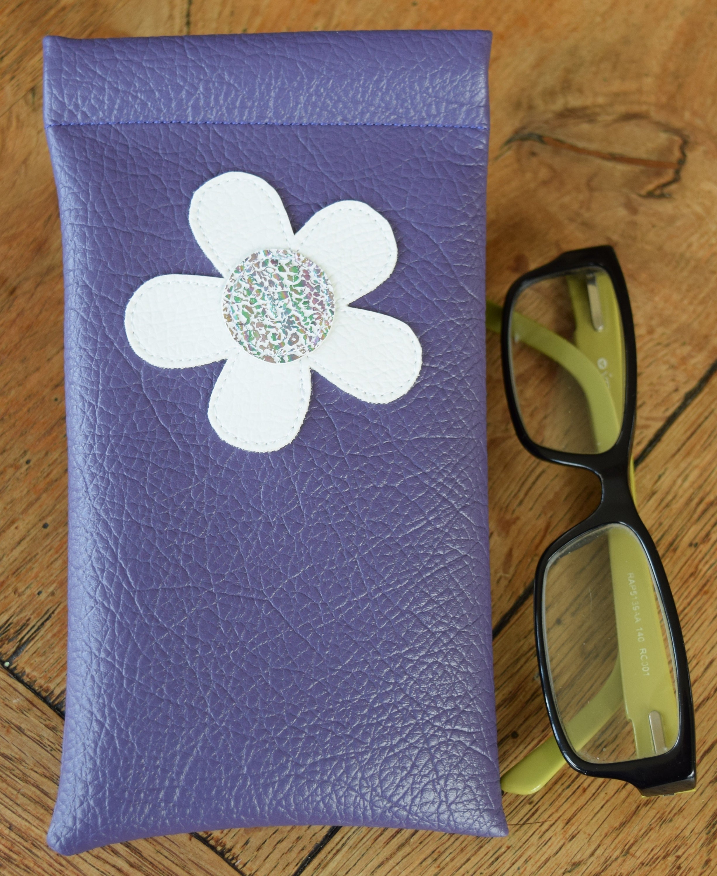 Flower Glasses Case/Snap top glasses case/ Squeeze top glasses Etsy