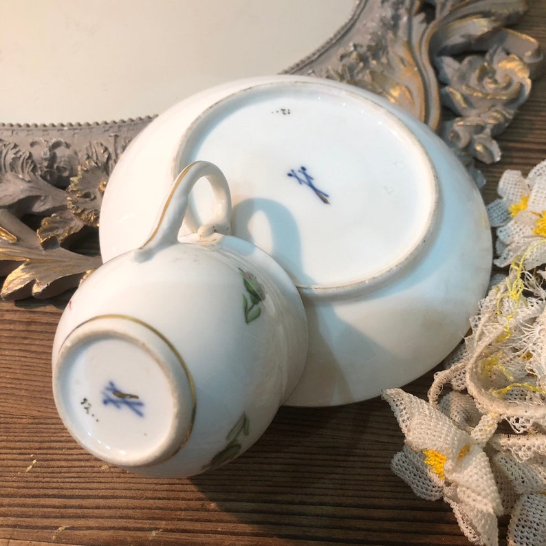From Germany Meissen porcelain Mark very rare antique Etsy