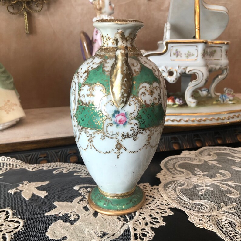 Antique Noritake Japan Hand Painted Vase. Etsy