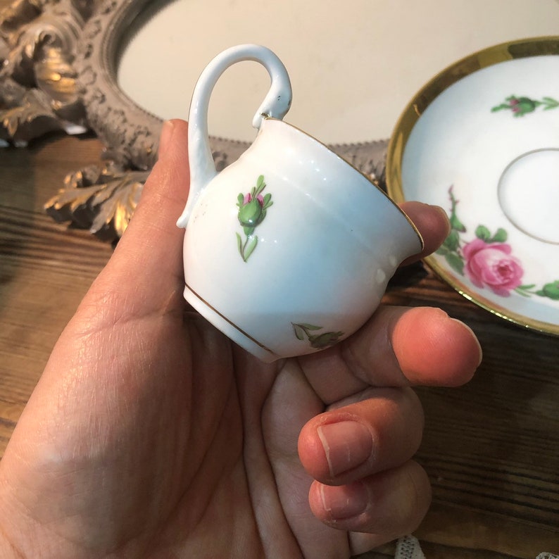 From Germany Meissen Porcelain Mark Very Rare Antique Demitasse Cup. Etsy