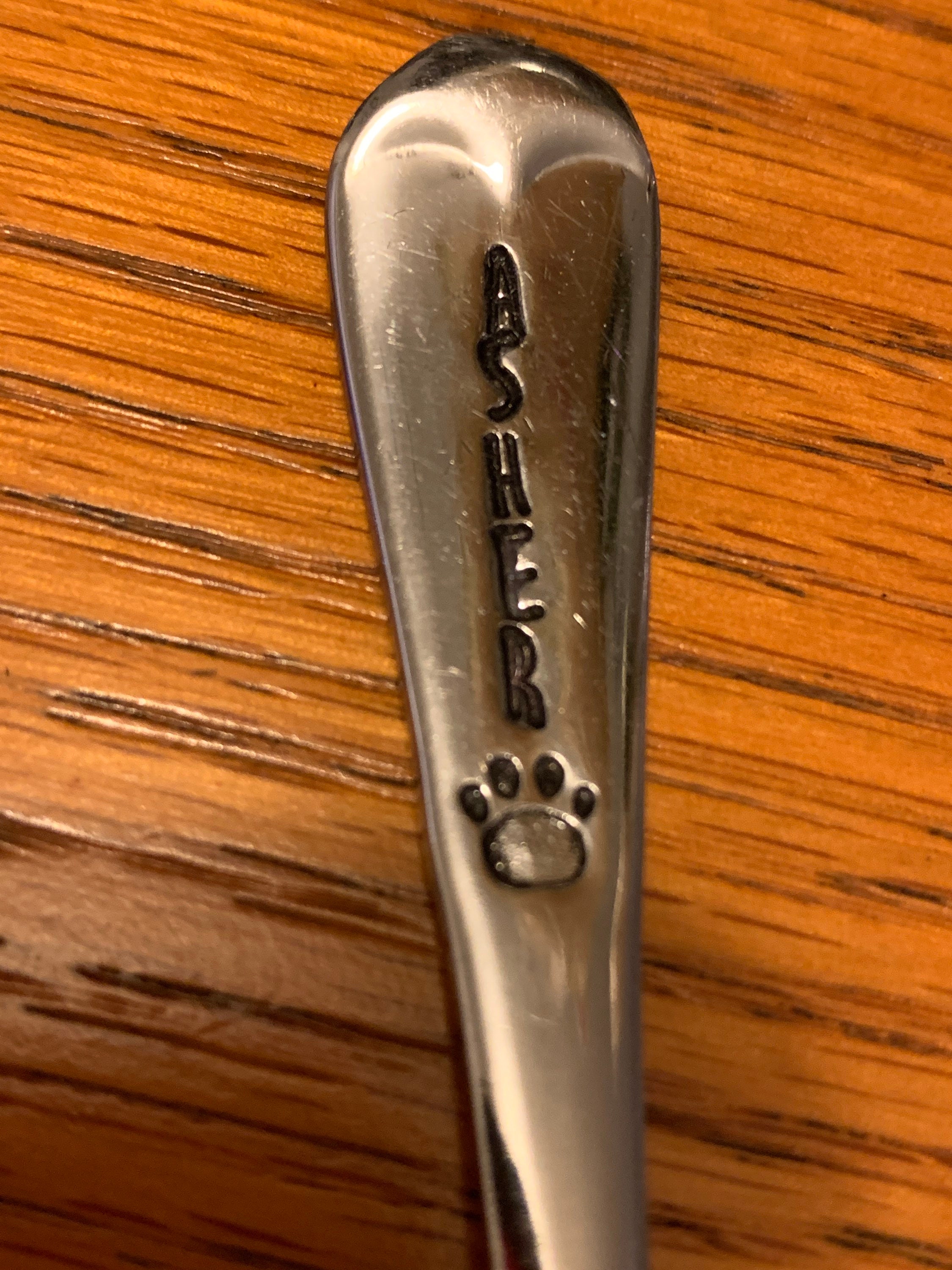 Pet presents personalised pet fork Etsy