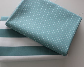 Canvas hellgrau 2 x 50 x 1,40 Stoffpaket Taschenstoff Dots beschichtet