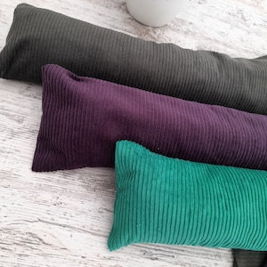 Draught excluder, cold protection made of corduroy in many colours and all sizes