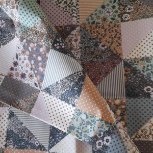 OFFER Decorative fabric canvas fabric linen look 50 x 140 cm patchwork
