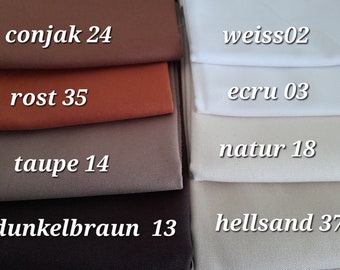 Öko-Tex Canvas Cotton Linen Look 50 x 140 cm.