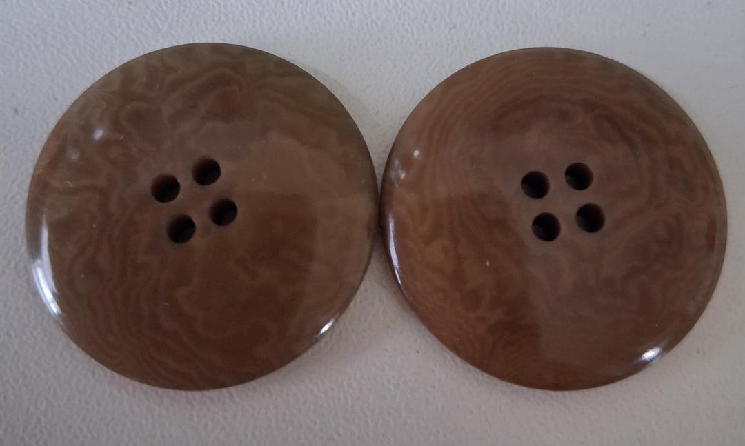 20 Genuine Tagua Nut Buttons, 28 Mm, in Light Brown - Etsy