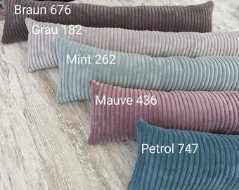 Draft excluder, cold protection made of corduroy in many colors and all sizes