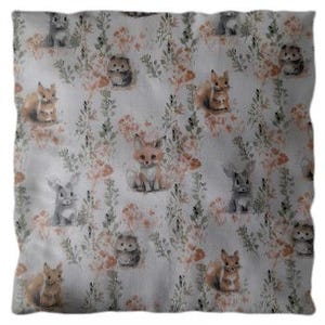 Oeko-Tex cotton pillowcases, children&#39;s pillow fox + rabbit