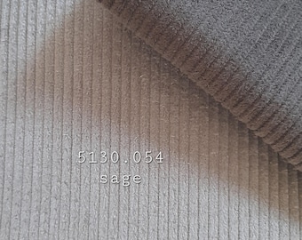Öko-Tex certified corduroy fabric, wide-wale cotton, 3 colors, 50 x 142 cm