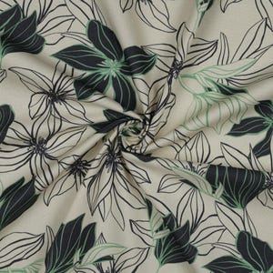 Oeko-Tex Canvas decorative fabric linen look 50 x 140 cm
