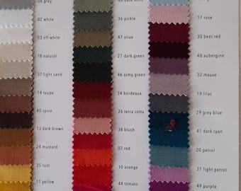 Öko-Tex Canvas - sturdy cotton fabric in many colors - ideal for decoration, bags and much more 40 x 150