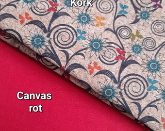 Swafing Samt-Cord Dekostoff / Canvas / Kork 50 x 140 / 65 cm