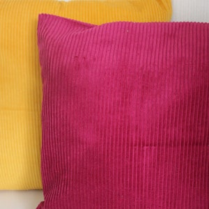 Cushion covers in all sizes and shapes wide cord available in 8 colors