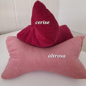 Reading bone made of cotton wide cord 38 x 20 cm